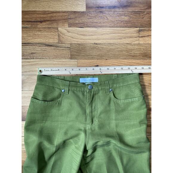 MaxMara Olive Green Blazer and Pants Set - Picture 13 of 15